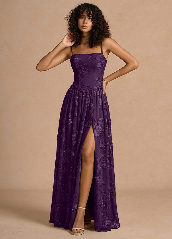 Isaura Plum Maxi Dress image1