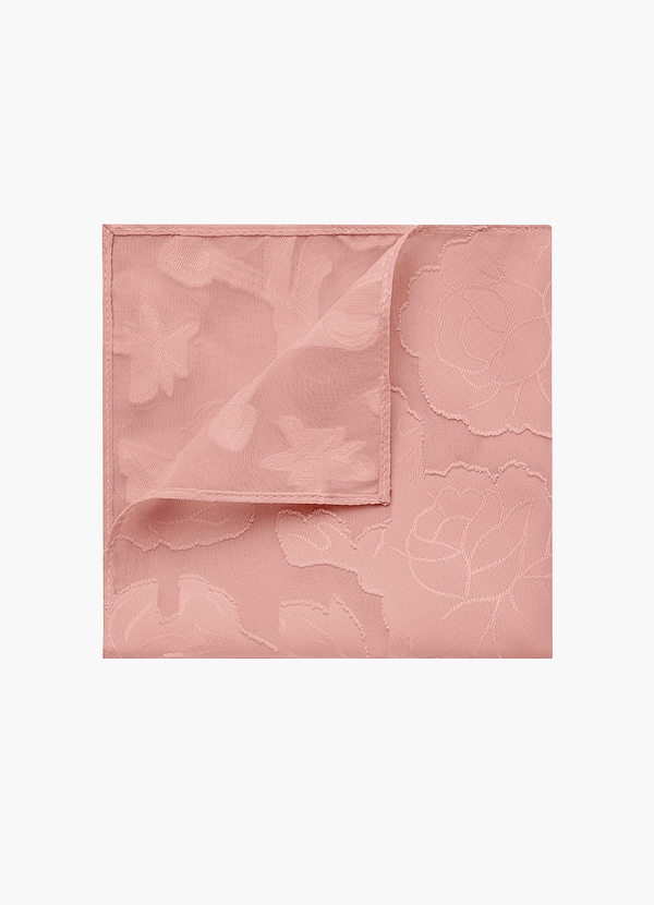 front Floral Burnout Pocket Square