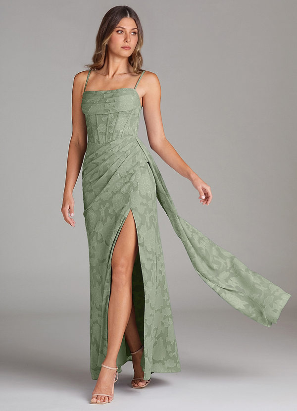 Giada Pistachio Maxi Dress Ready to Ship | Azazie