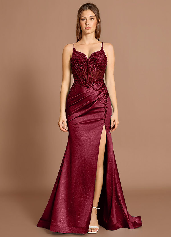 Maxi jurk Cyrilla Wijn image1