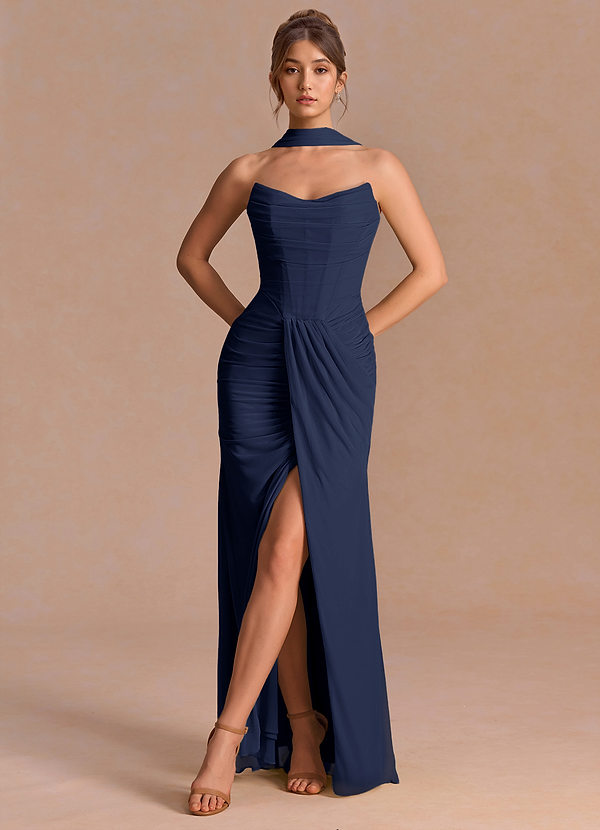 Kleid Nariko Marine image1