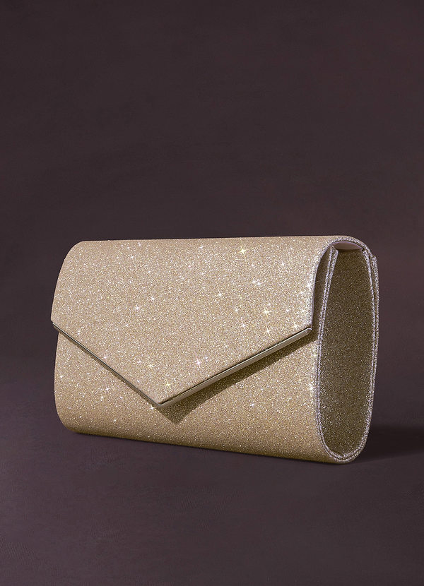 back Microshimmer Clutch Bag