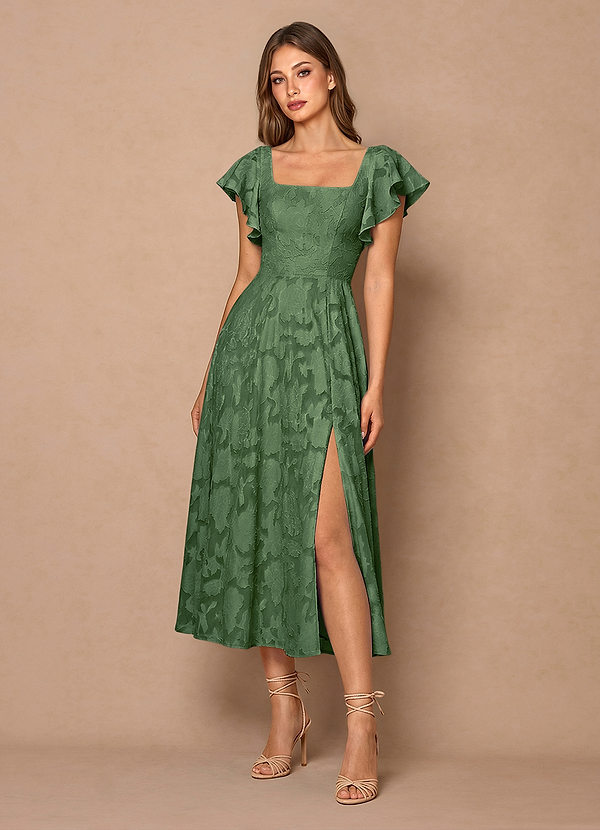 Talia Eucalyptus Midi Dress image1