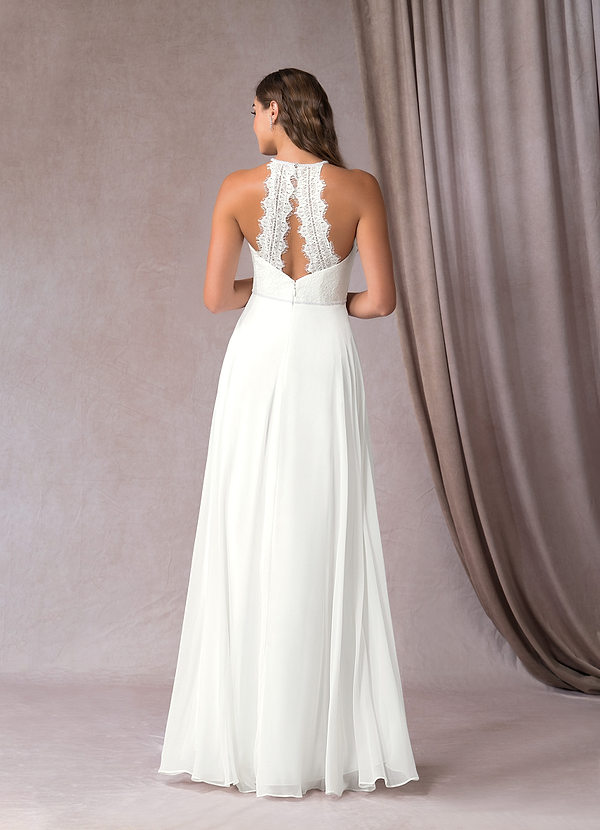 back Azazie Gwendolyn Wedding Dress
