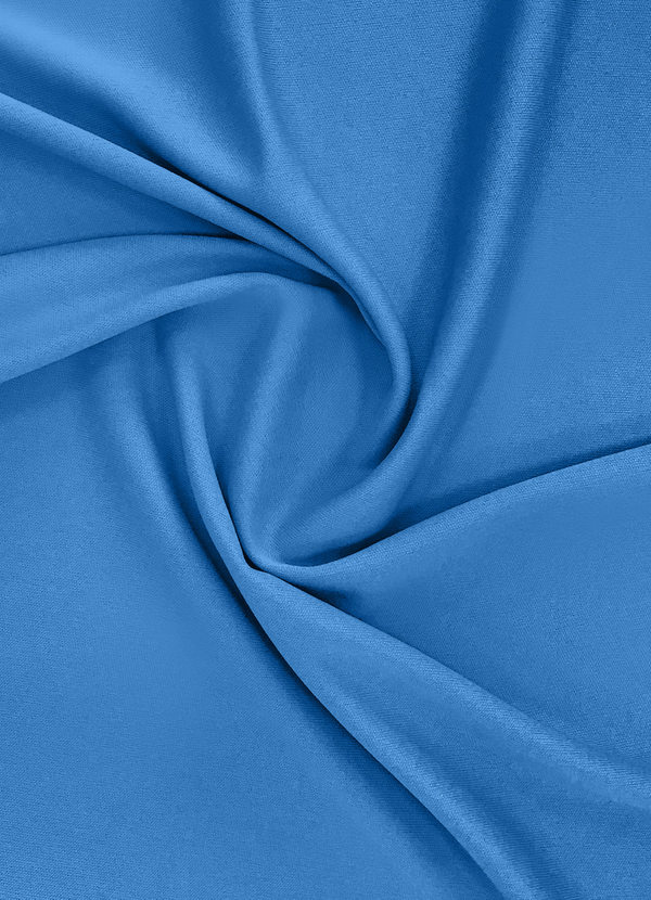 front Azazie Blue Jay Stretch Lining Fabric By the Yard