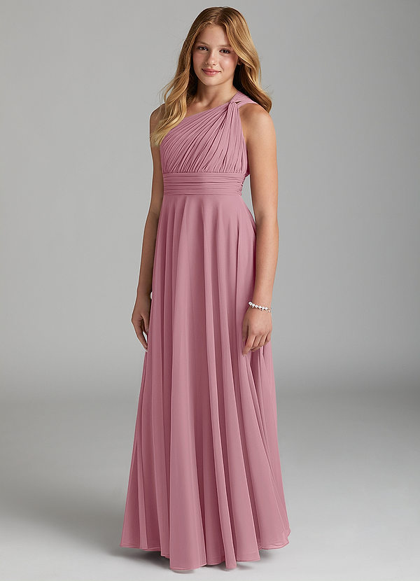 Azazie Charlize Junior Klä av A-Line i Maska image1