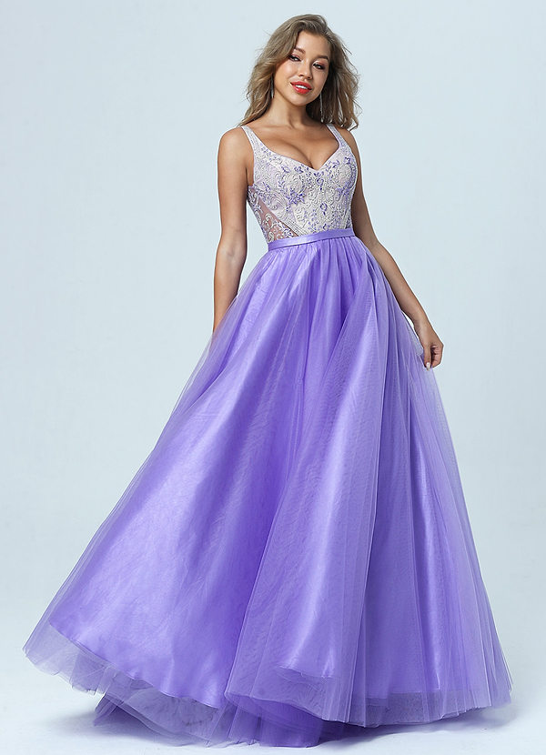 plum formal gown