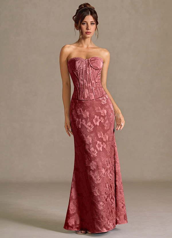 Alyssa Rosa Vintage Abito a due pezzi con corsetto image1