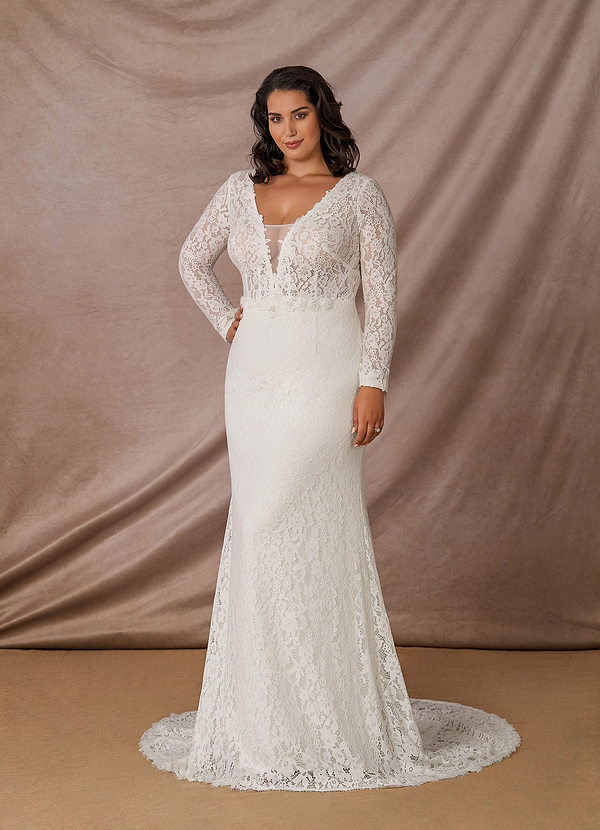 bbw wedding dress