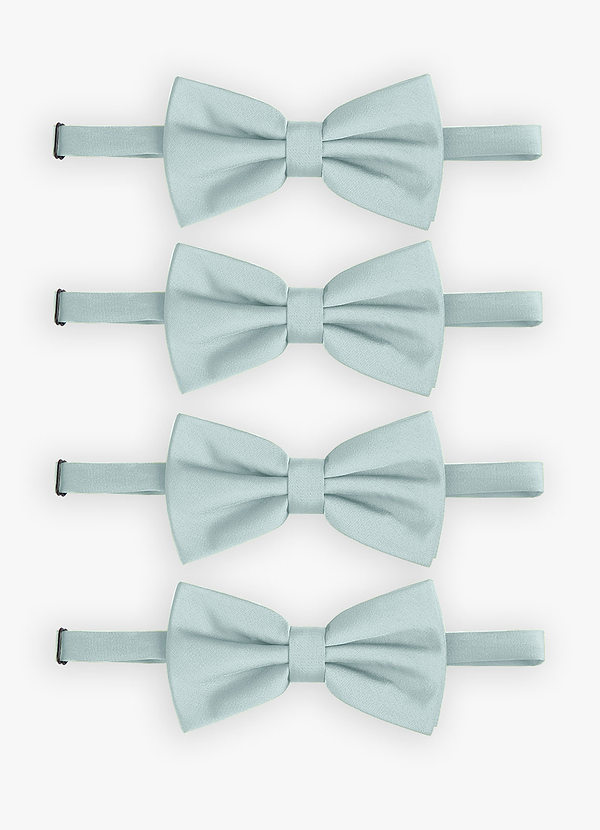 front Nœud papillon extensible en satin ajustable – Ensemble de 4 pièces