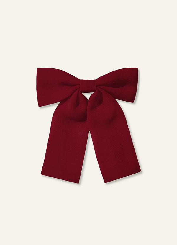 front Girls Chiffon Bow Hair Clip