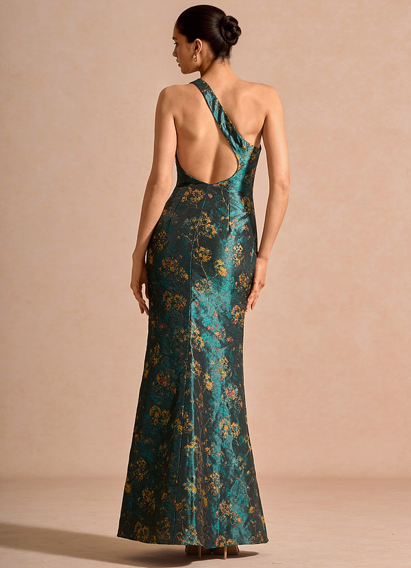 Robe Longue Vert Foncé Serenth image1