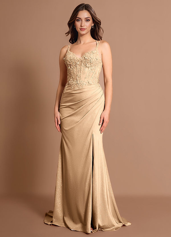 Cicely  Champagne Maxi Dress image1