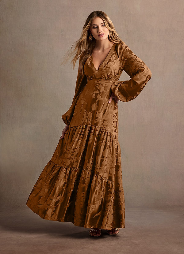 Melissa Coco Long Sleeve Maxi Dress image1