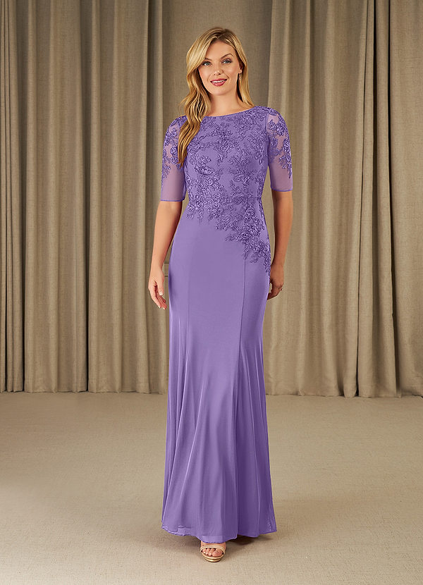 Azazie Ivanna Tahiti Mermaid Lace Dress Azazie