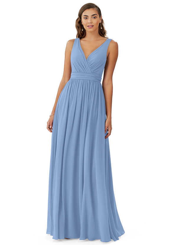 Steel Blue Azazie Kora Bridesmaid Dresses | Azazie