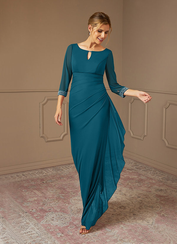 Ink Blue Azazie Azadeh Mother of the Bride Dress Mother of the Bride ...