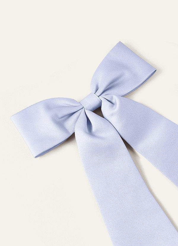 front Zestaw gumek do włosów z satyny matowej w pasującym kolorze