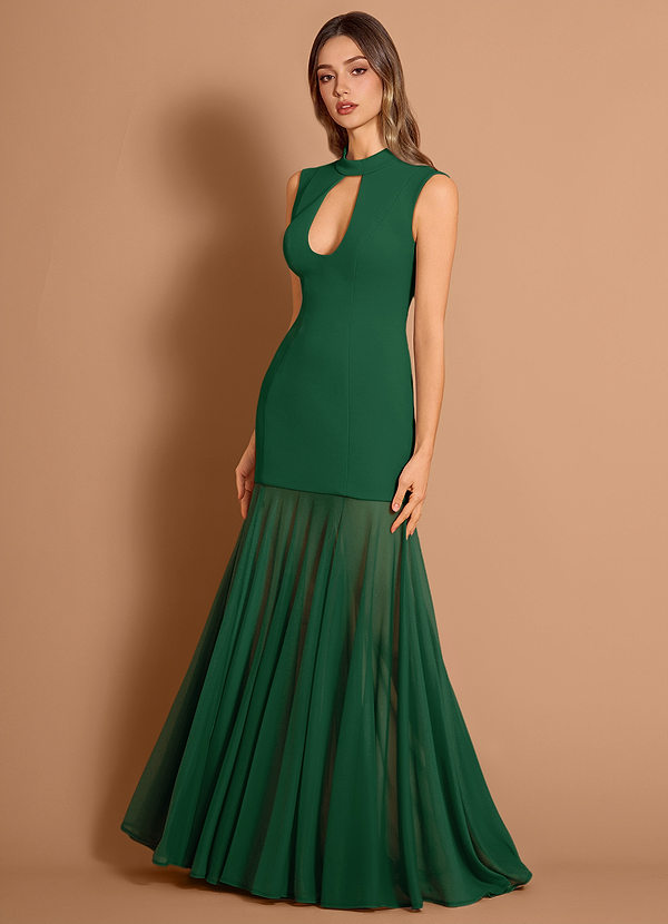 Cressida Emerald Green Maxi Dress image1
