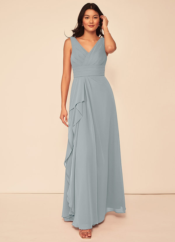 Dolphin Grey Azazie Julianna Bridesmaid Dresses | Azazie