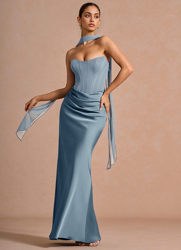 Grier Powder Blue Maxi Dress image1