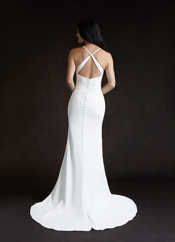 back Azazie Kita Wedding Dress