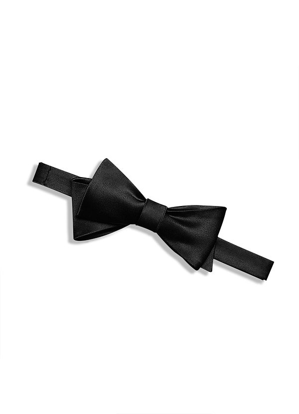 front Matte Satin Bow Tie