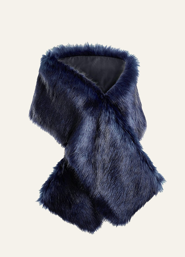 front Faux Fur Scarf Stoles Wraps