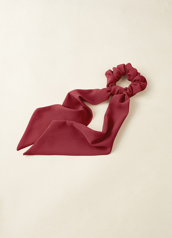 front Scrunchie per capelli in chiffon con colori coordinati