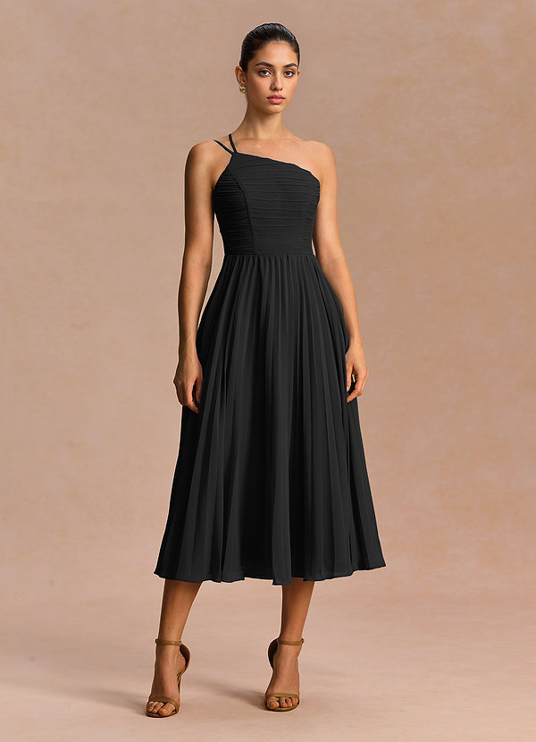 Robe Midi Noir Oliva image1