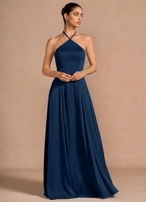Avelina Navy Maxi Dress image1