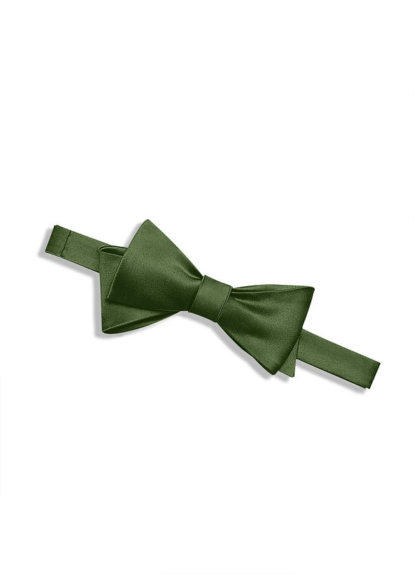 front Matte Satin Bow Tie