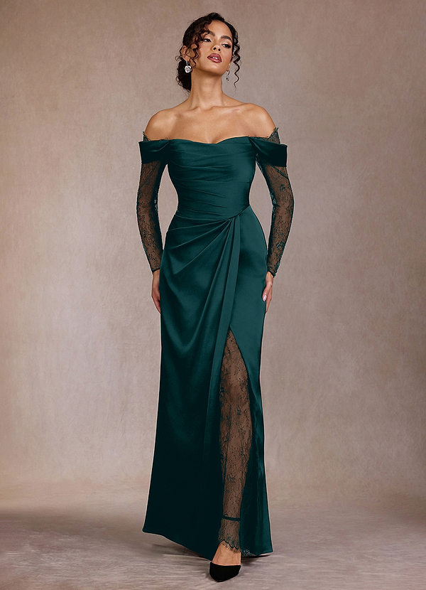 forest green lace dress Ginette Maxi Dress Forest Green main image 1