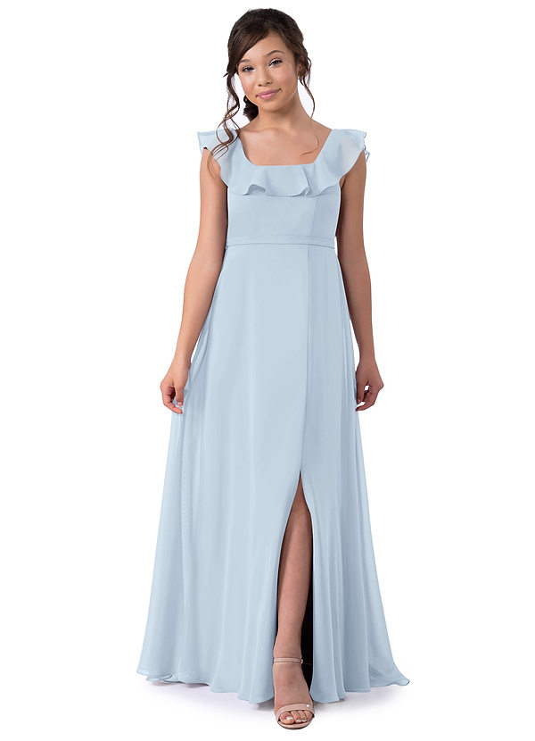 Mist Azazie Jinny JBD Junior Bridesmaid Dresses | Azazie