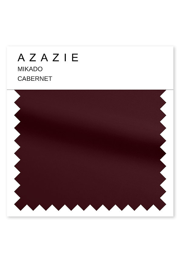 front Azazie Cabernet Mikado Swatch