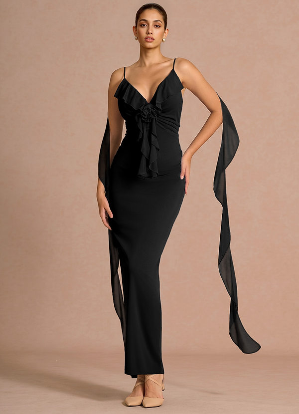 Robe Maxi Noir Avenira image1