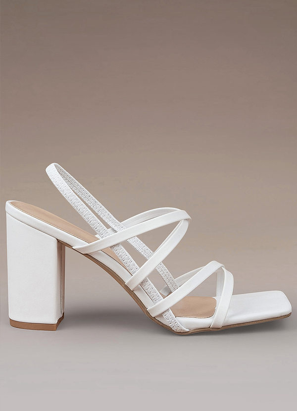 strappy chunky heels