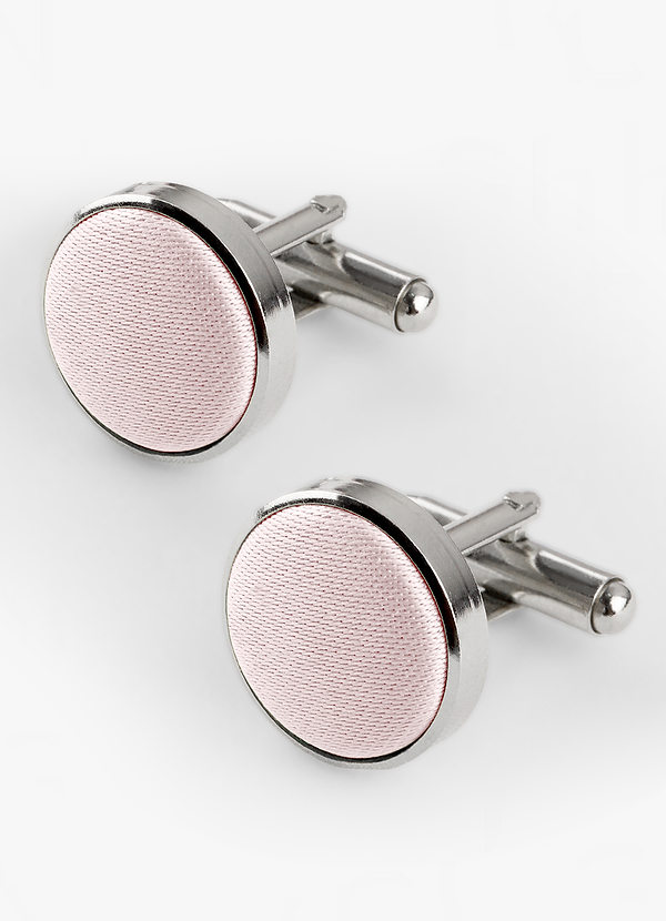 Rounded Matte Satin Cuff Links front