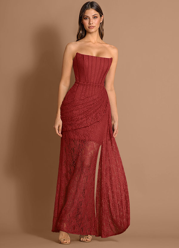 Robe Longue Rouille Dovira image1