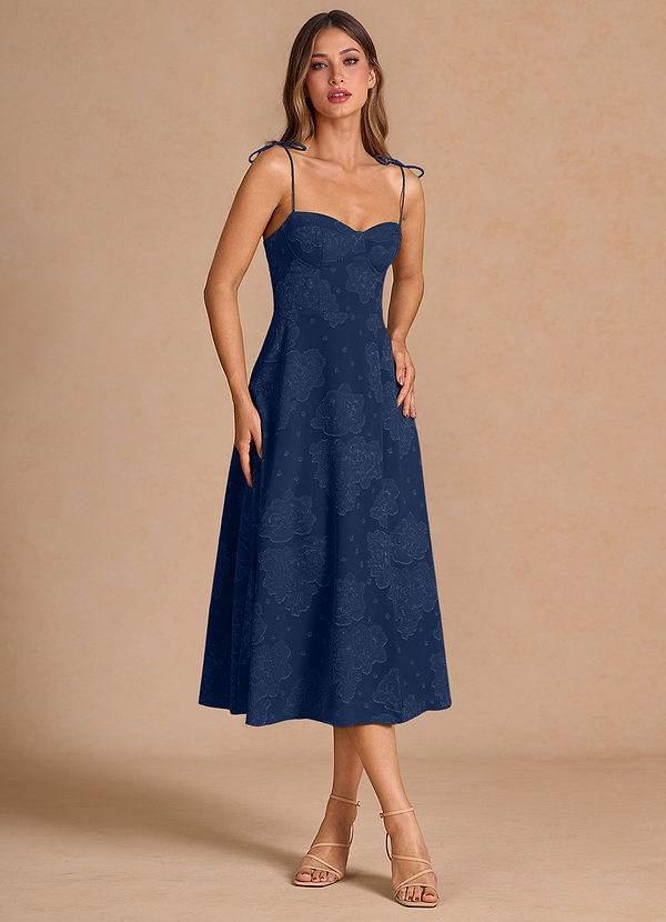 Midi jurk Ophelie Marine image1