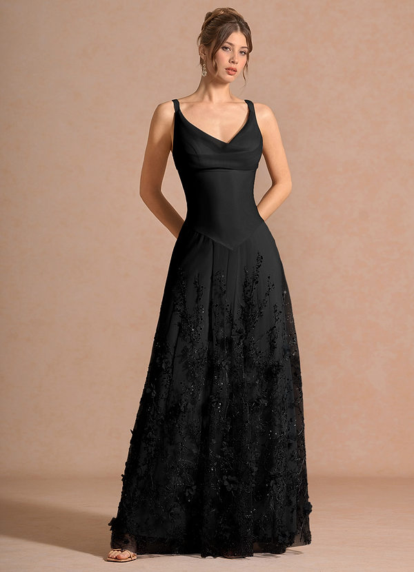 Valora Black Maxi Dress image1