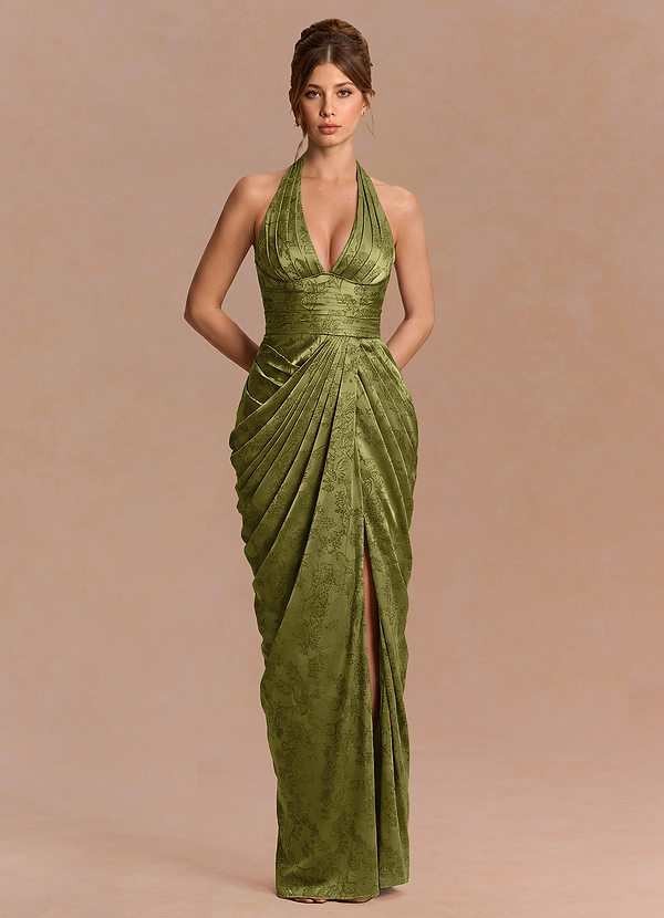 Nerine Moss Navy Maxi Dress image1