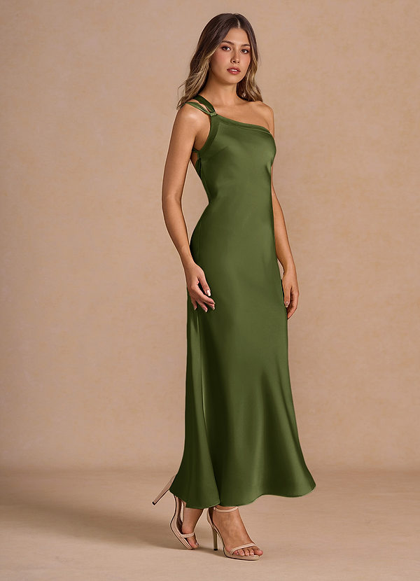 Vestido Oliva Largo Zola image1