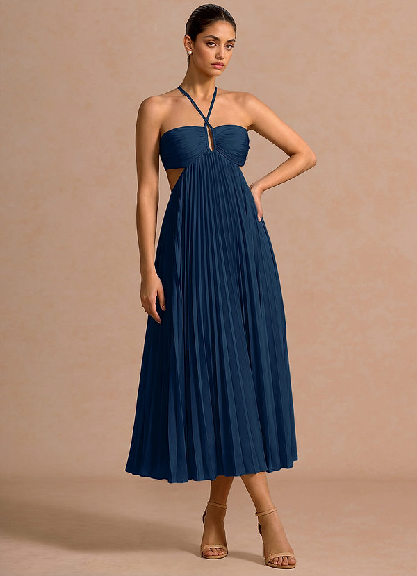 Josephine Navy Midi Dress image1