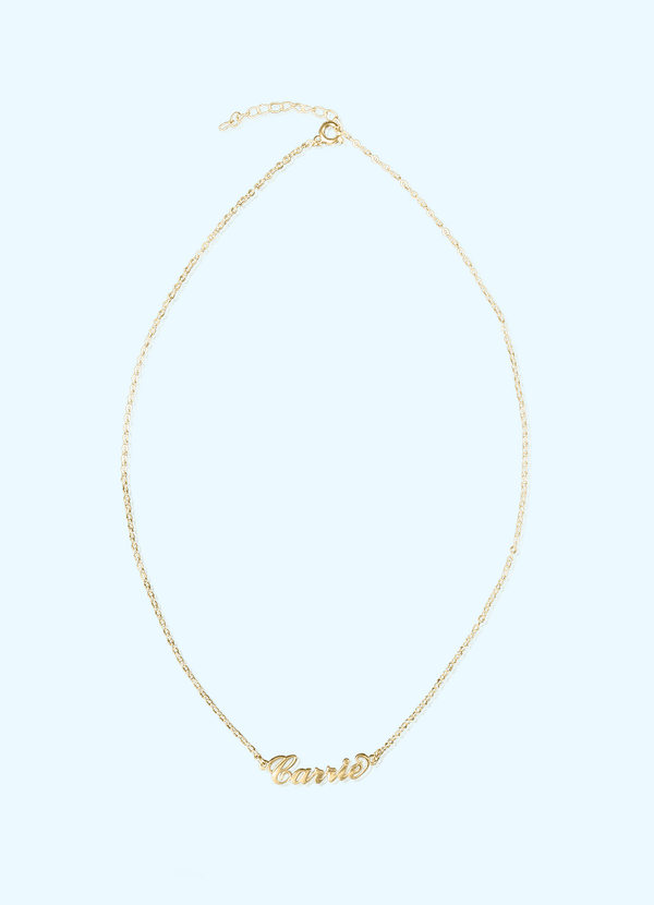 back Classic Personalized Name Necklace