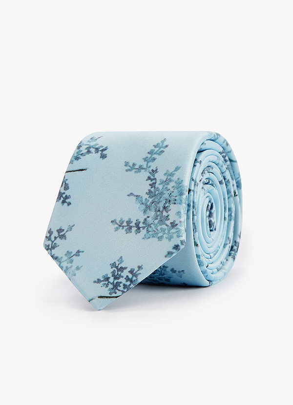 front Matte Satin Skinny Tie