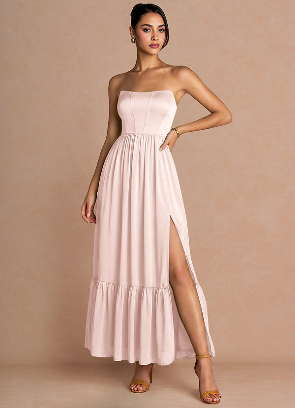Portia Blushing Pink Maxi Dress image1