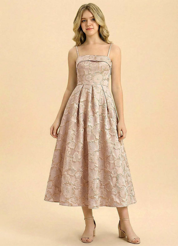 front Azazie Florentine Junior Formal Dress