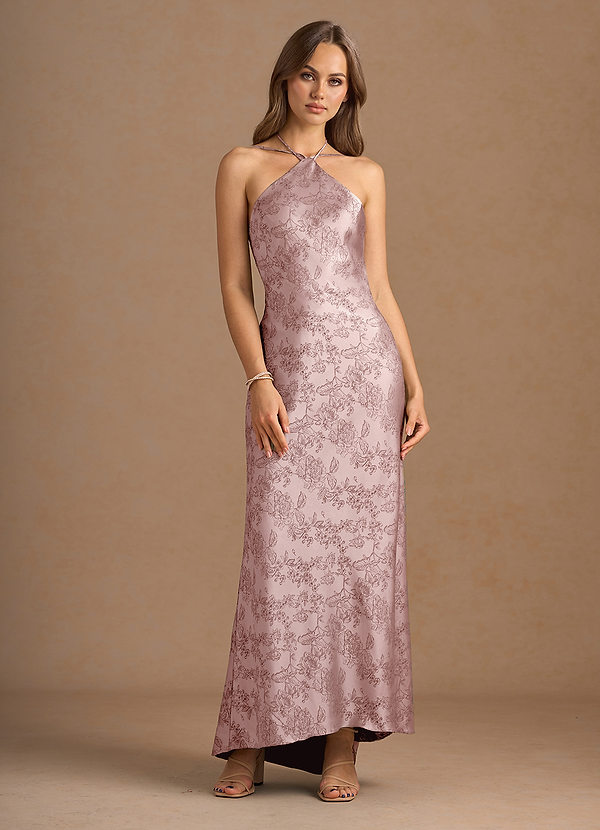 Vestido Rosa Largo Floriane image1