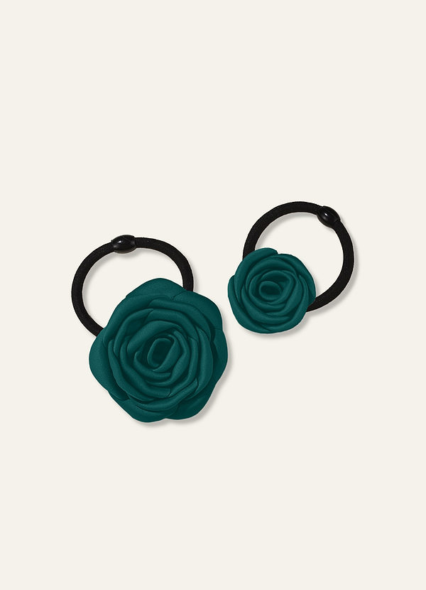 front Darling Poise Elfenbeinblumen 2-teiliges Haargummi-Set